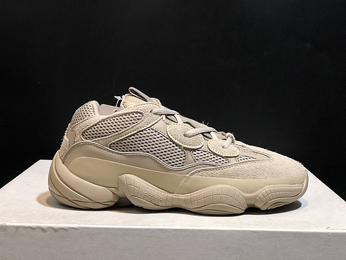 Real standard adidas Originals Yeezy 500 _Taupe Light_ brown men_s shoes 36-46 yards-25fd582c